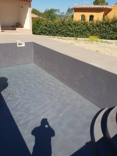 Creation piscine beton avec membrane liner (2)