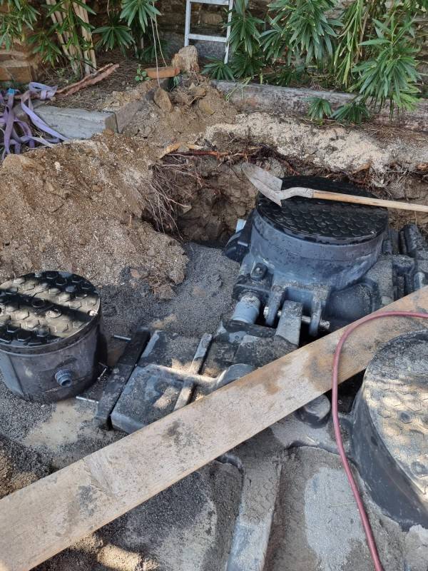 Travaux installation fosse septique de type microstation (4)