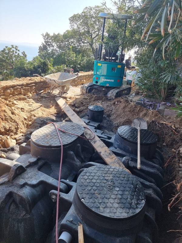 Travaux installation fosse septique de type microstation (9)